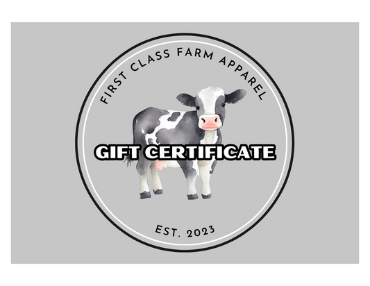 First Class Farm Apparel Gift Card