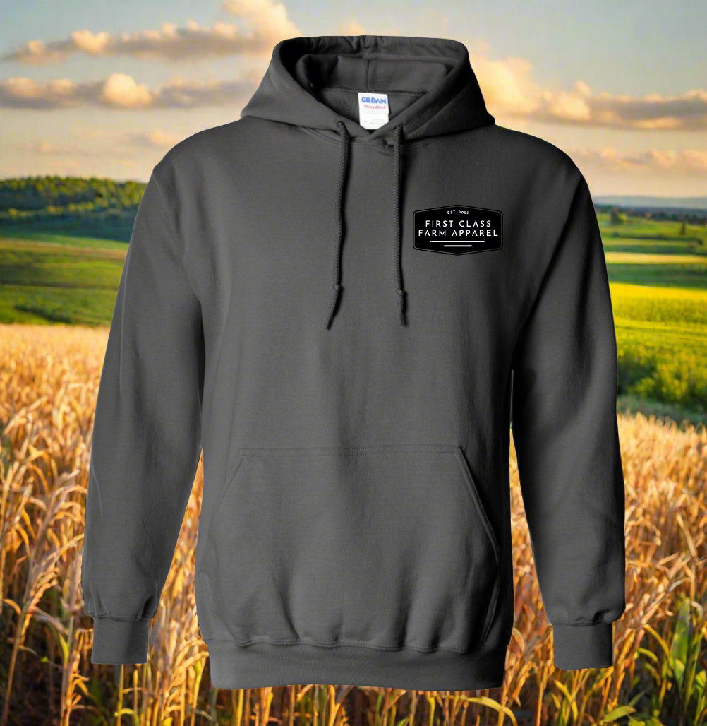 Support Farmers Gray Hoodie